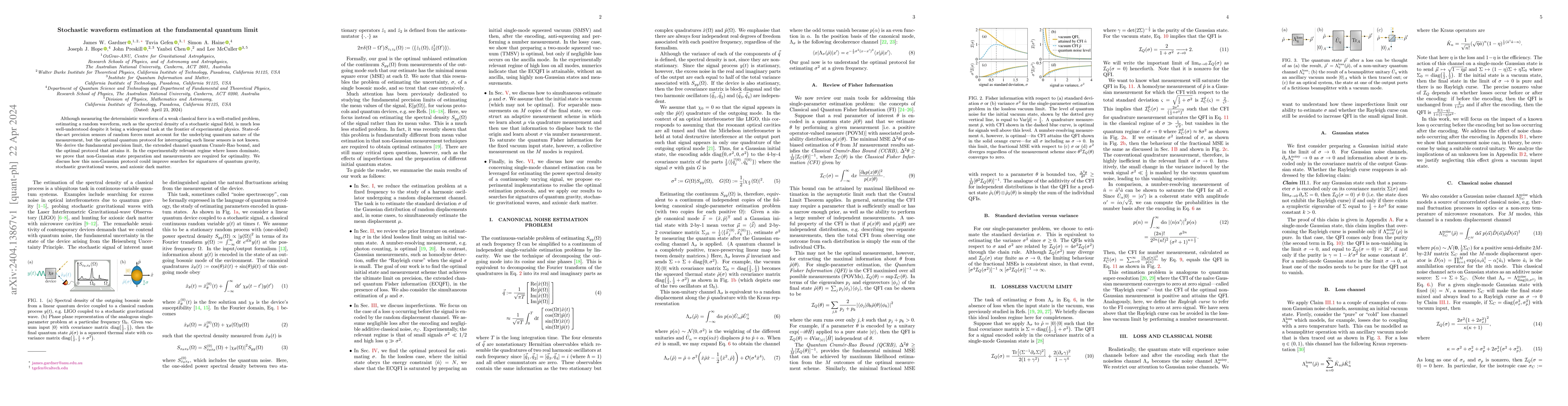 Thumbnail for Stochastic waveform estimation at the fundamental quantum limit