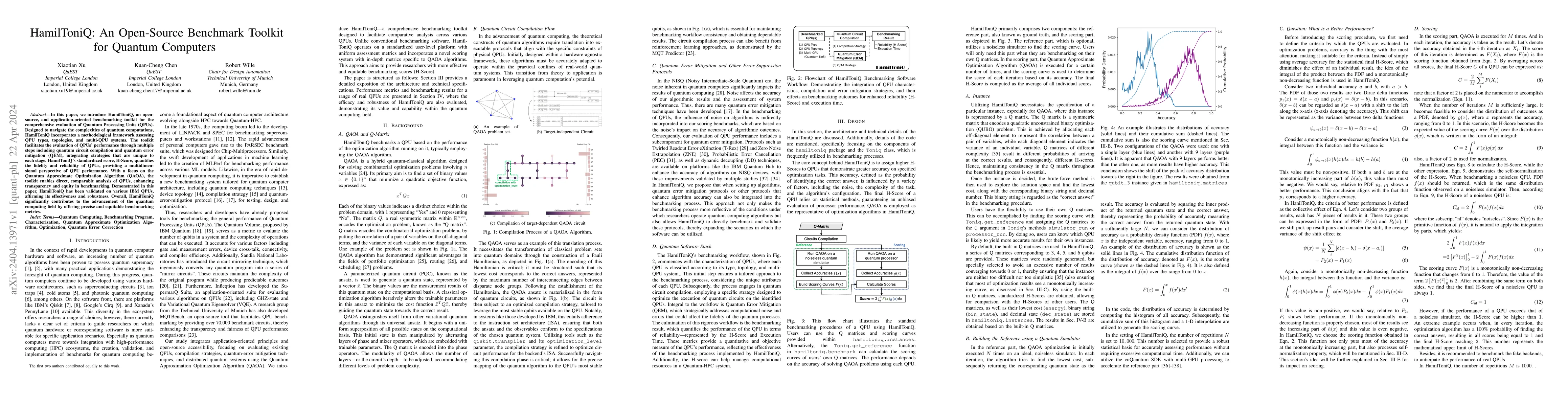 Thumbnail for HamilToniQ: An Open-Source Benchmark Toolkit for Quantum Computers