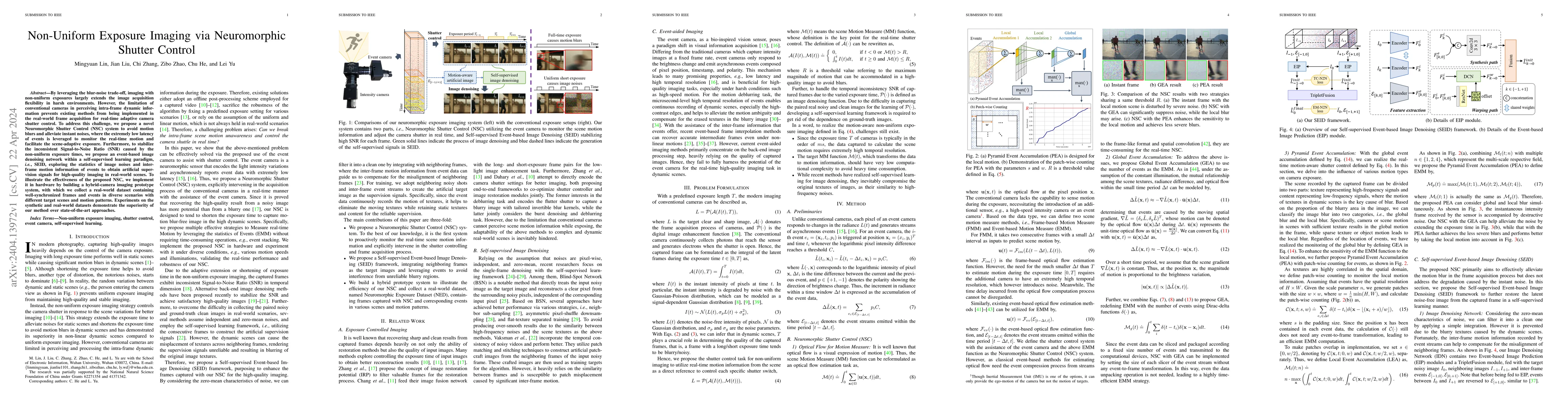 Thumbnail for Non-Uniform Exposure Imaging via Neuromorphic Shutter Control