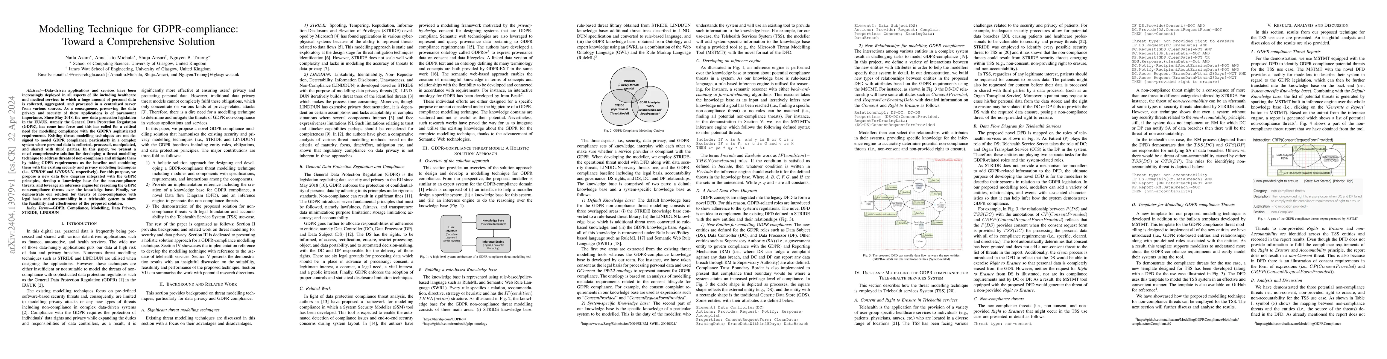 Thumbnail for Modelling Technique for GDPR-compliance: Toward a Comprehensive Solution