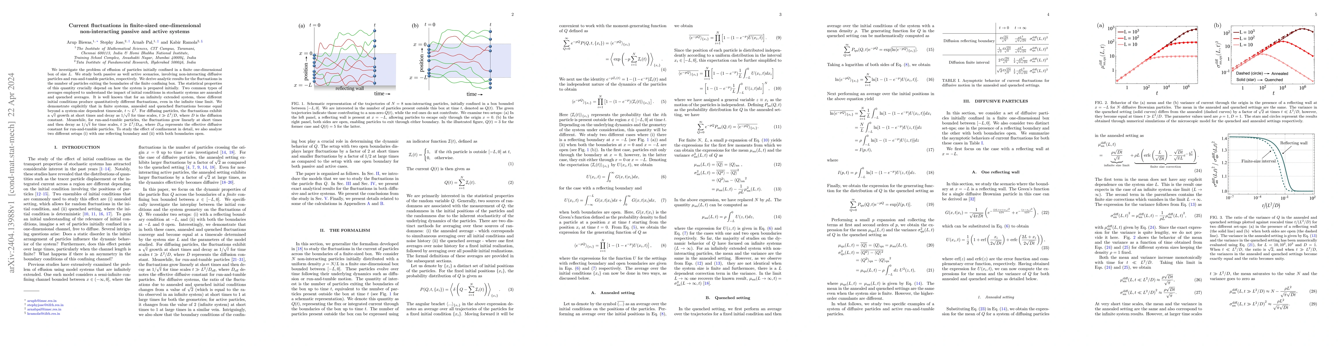 Thumbnail for Current fluctuations in finite-sized one-dimensional non-interacting
  passive and active systems