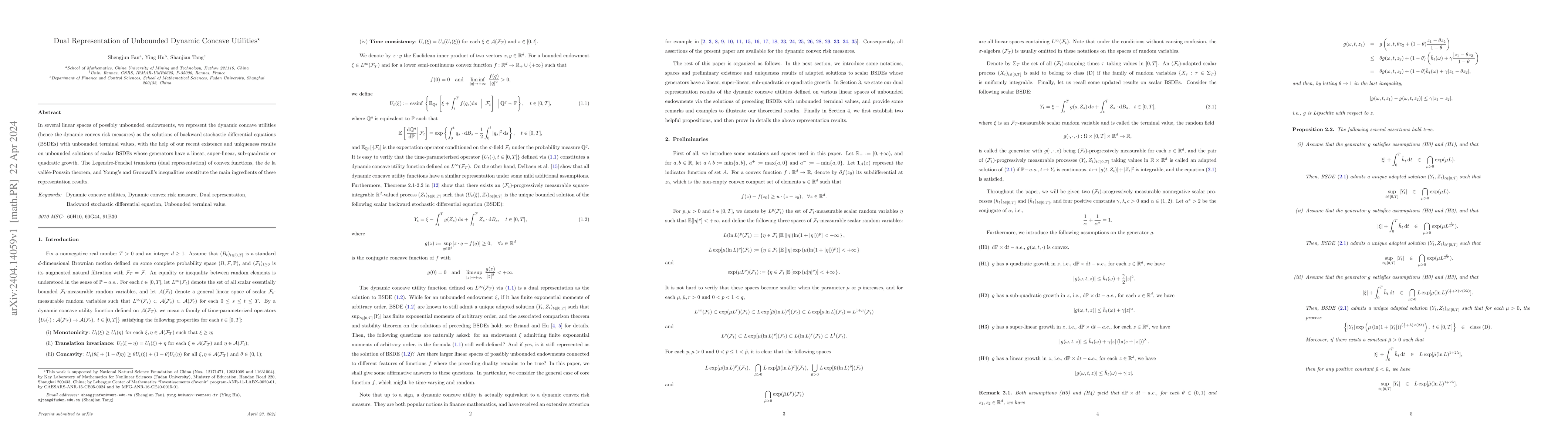 Thumbnail for Dual Representation of Unbounded Dynamic Concave Utilities
