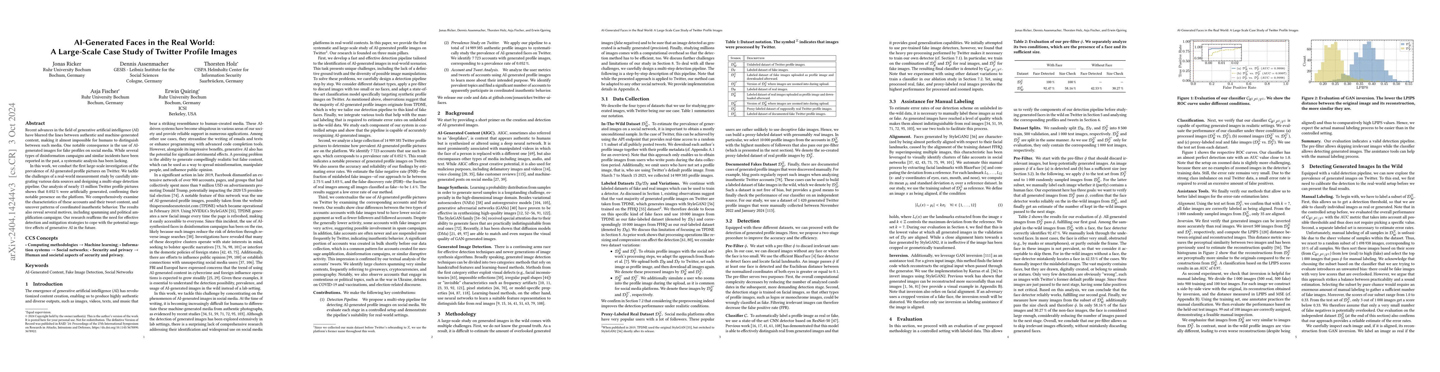 Thumbnail for AI-Generated Faces in the Real World: A Large-Scale Case Study of
  Twitter Profile Images