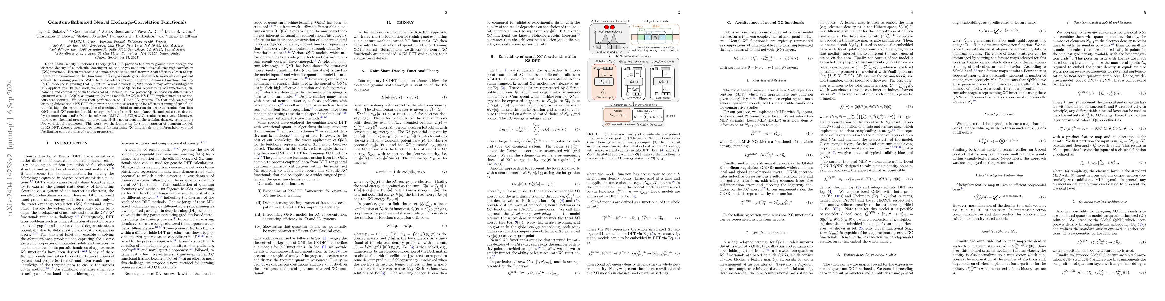Thumbnail for Quantum-Enhanced Neural Exchange-Correlation Functionals