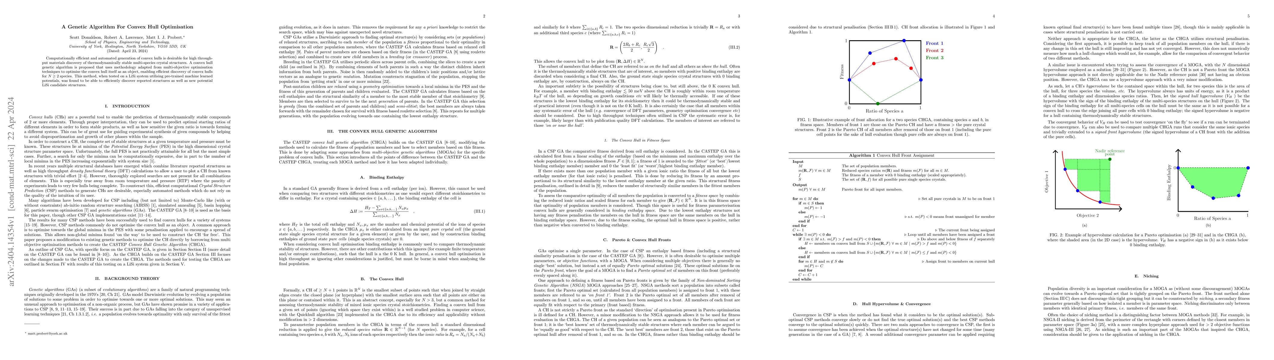 Thumbnail for A Genetic Algorithm For Convex Hull Optimisation