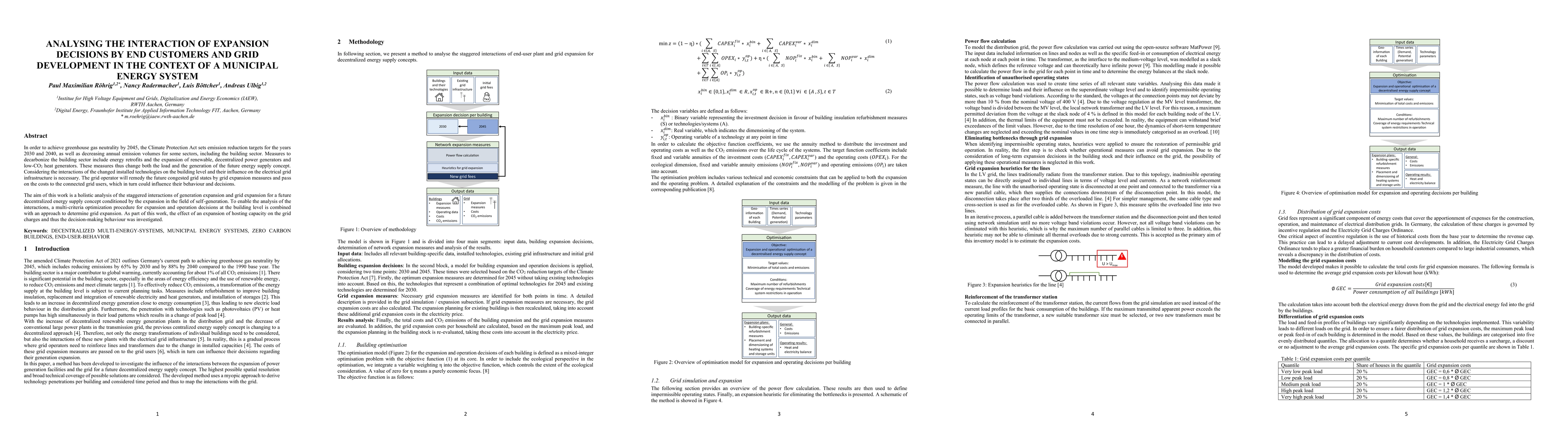 Thumbnail for Analysing the interaction of expansion decisions by end customers and
  grid development in the context of a municipal energy system