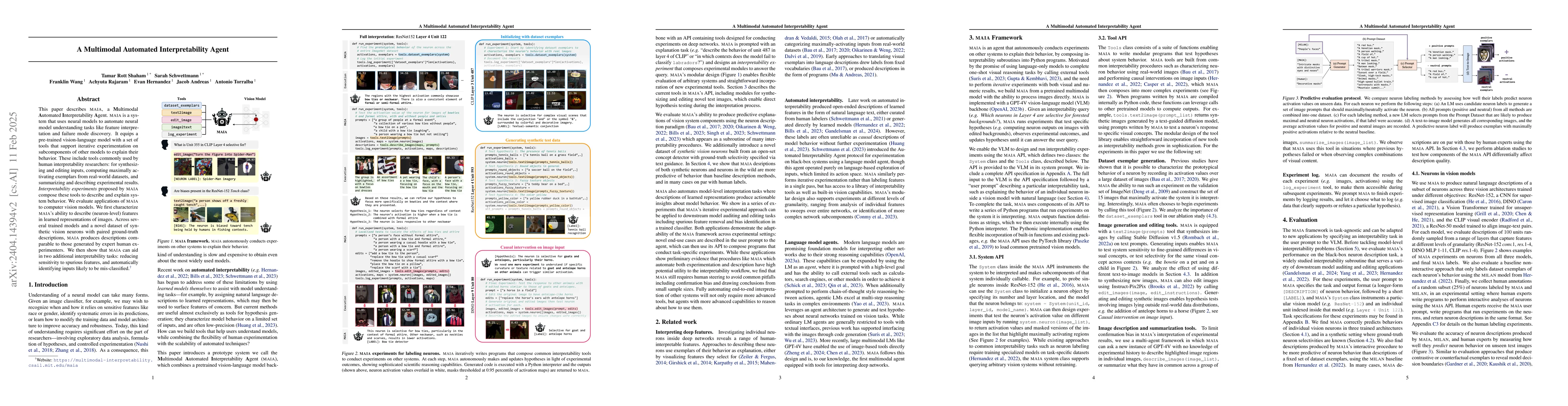Thumbnail for A Multimodal Automated Interpretability Agent