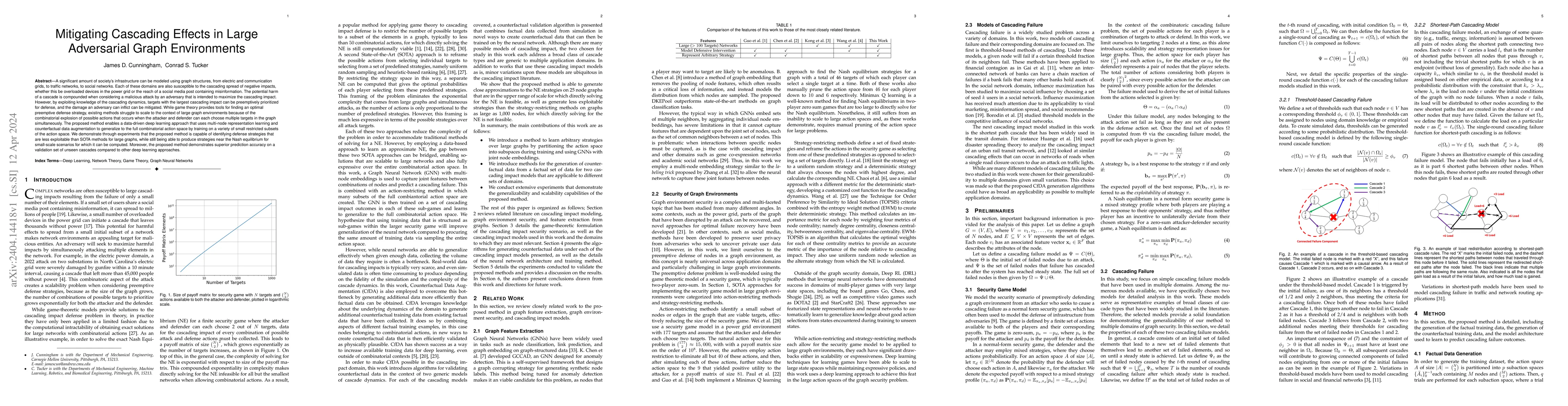 Thumbnail for Mitigating Cascading Effects in Large Adversarial Graph Environments