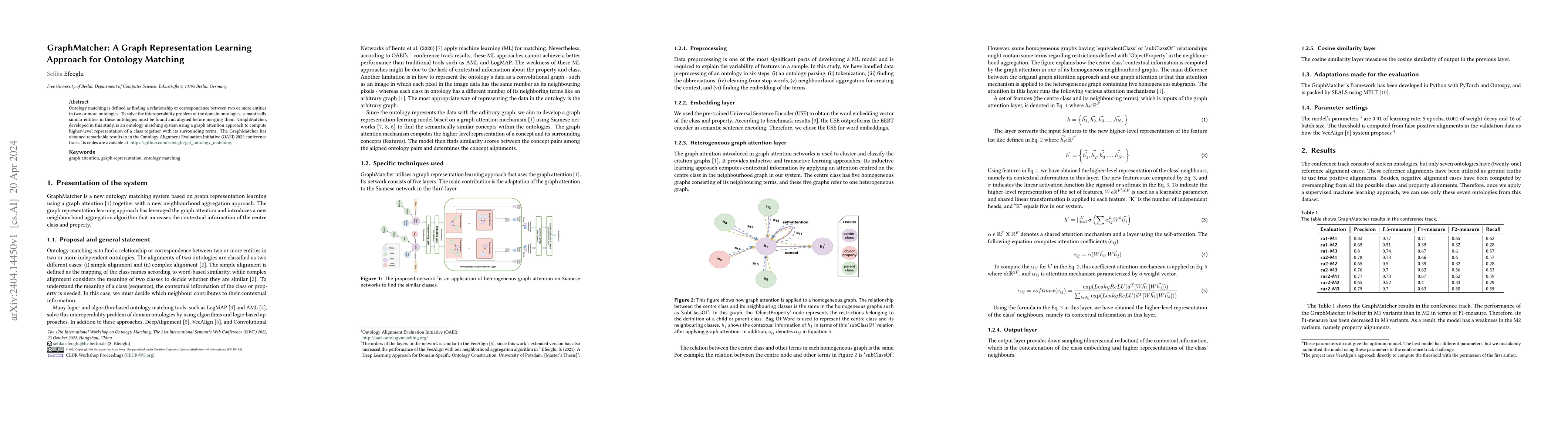 Thumbnail for GraphMatcher: A Graph Representation Learning Approach for Ontology
  Matching