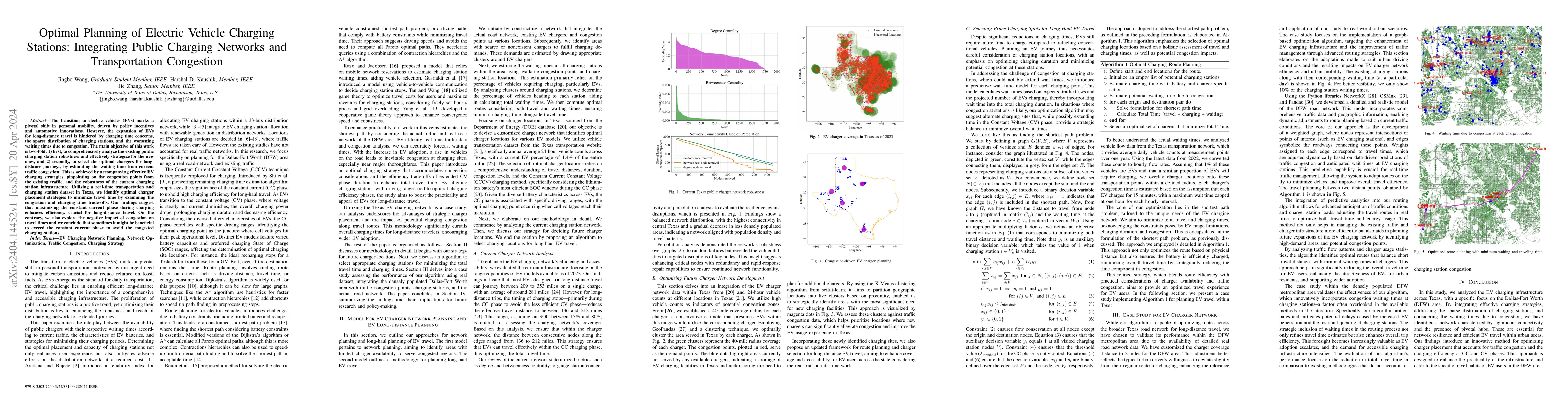 Thumbnail for Optimal Planning of Electric Vehicle Charging Stations: Integrating
  Public Charging Networks and Transportation Congestion
