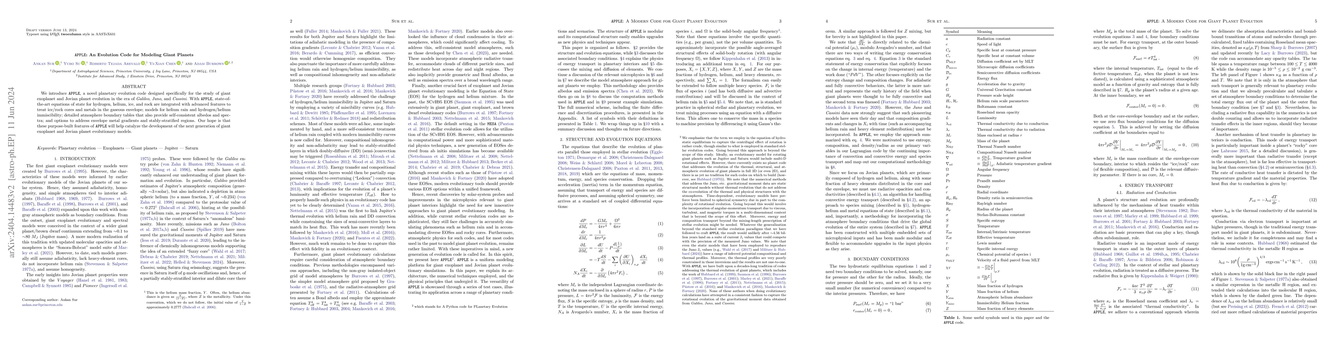 Thumbnail for APPLE: An Evolution Code for Modeling Giant Planets