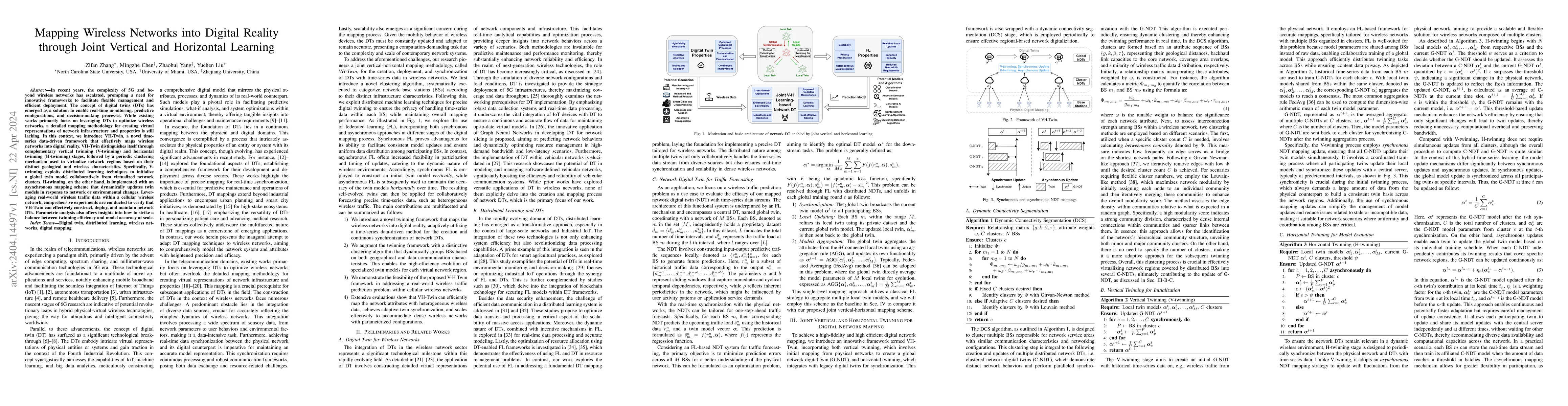 Thumbnail for Mapping Wireless Networks into Digital Reality through Joint Vertical
  and Horizontal Learning