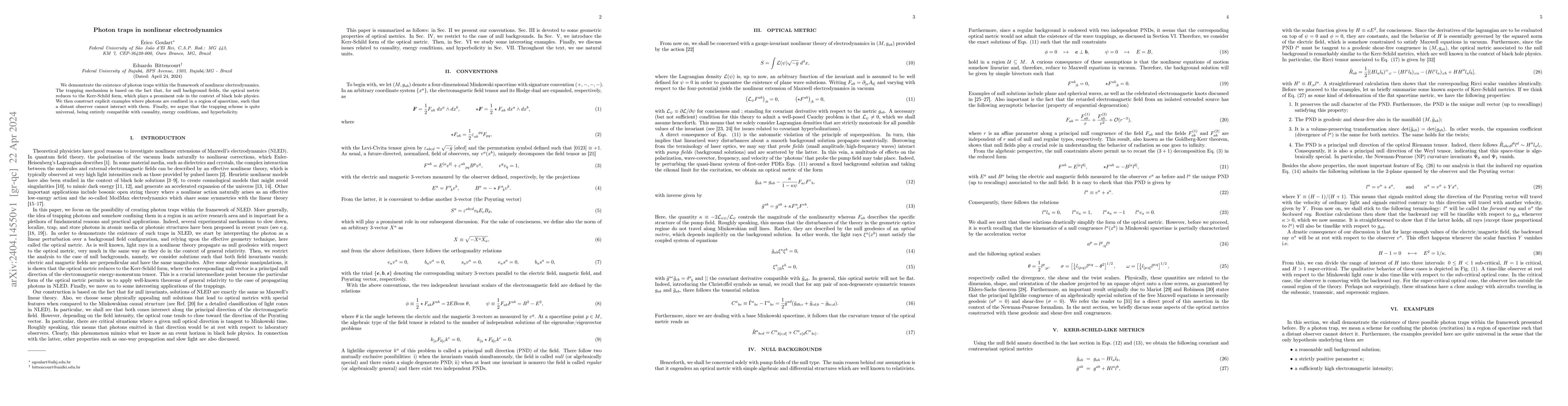 Thumbnail for Photon traps in nonlinear electrodynamics