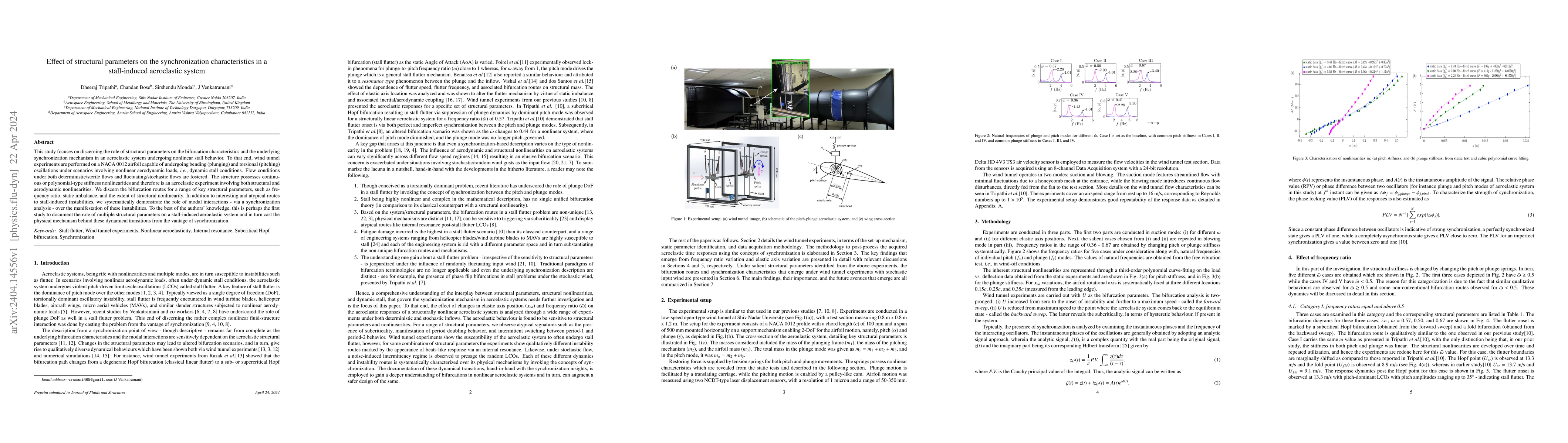 Thumbnail for Effect of structural parameters on the synchronization characteristics
  in a stall-induced aeroelastic system