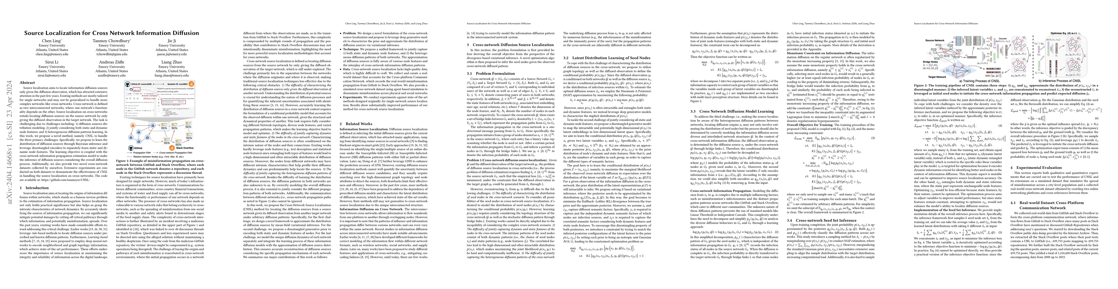 Thumbnail for Source Localization for Cross Network Information Diffusion