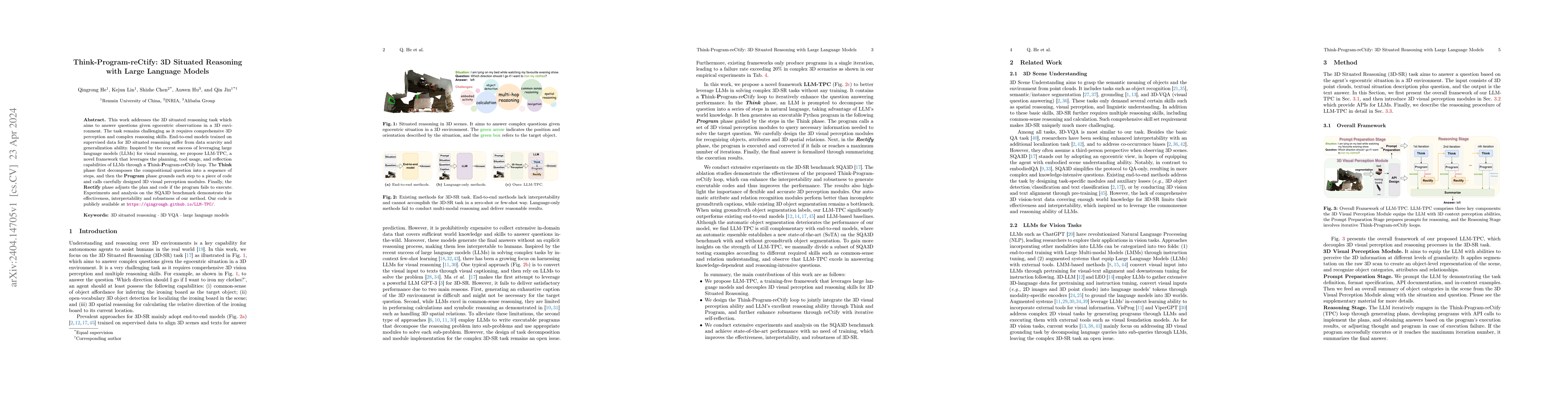 Thumbnail for Think-Program-reCtify: 3D Situated Reasoning with Large Language Models