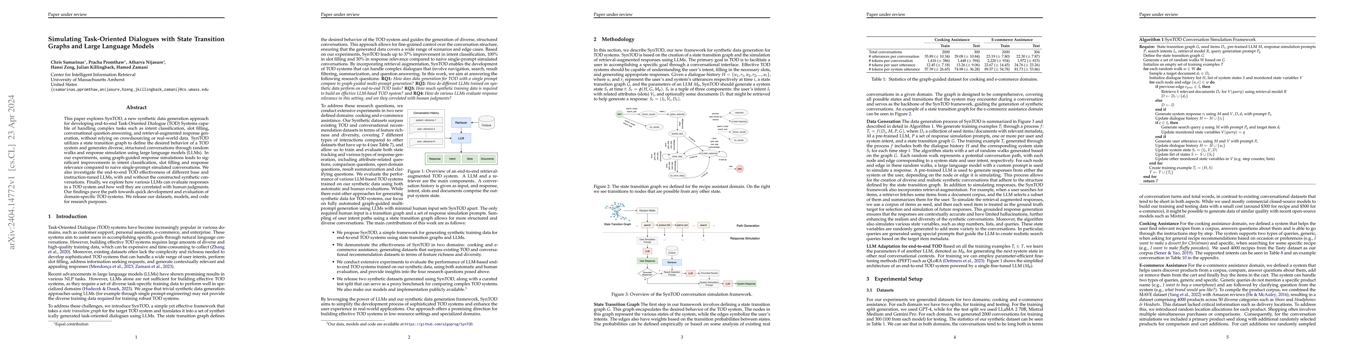 Thumbnail for Simulating Task-Oriented Dialogues with State Transition Graphs and
  Large Language Models
