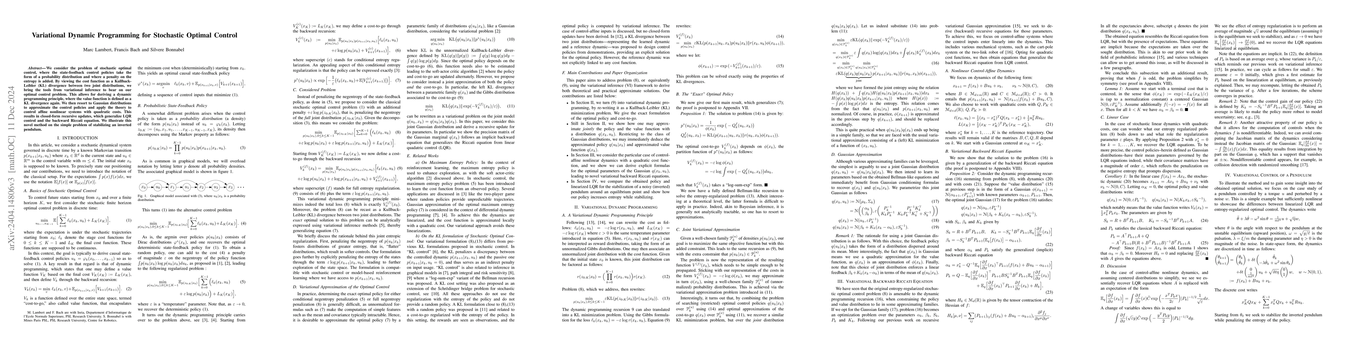 Thumbnail for Variational Dynamic Programming for Stochastic Optimal Control
