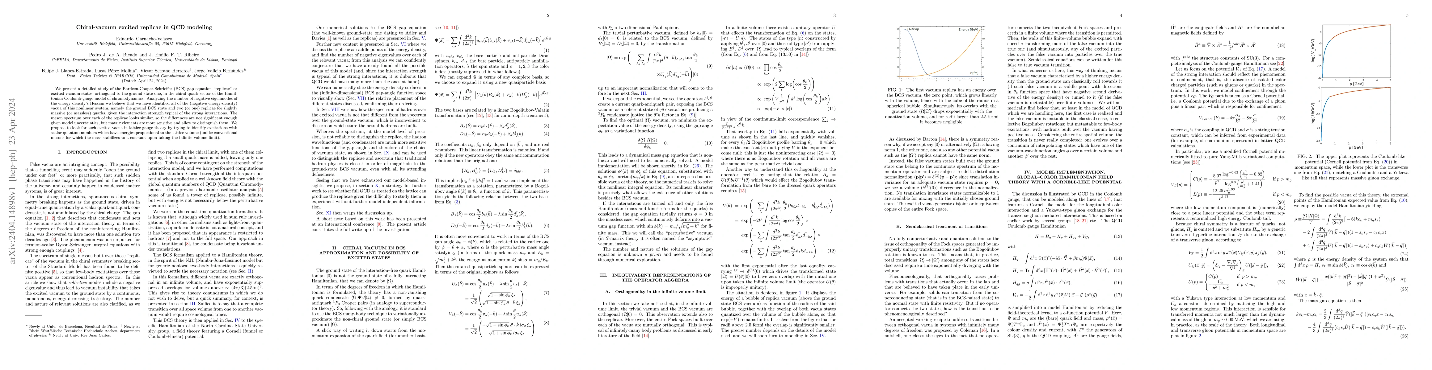 Thumbnail for Chiral-vacuum excited replicae in QCD modeling