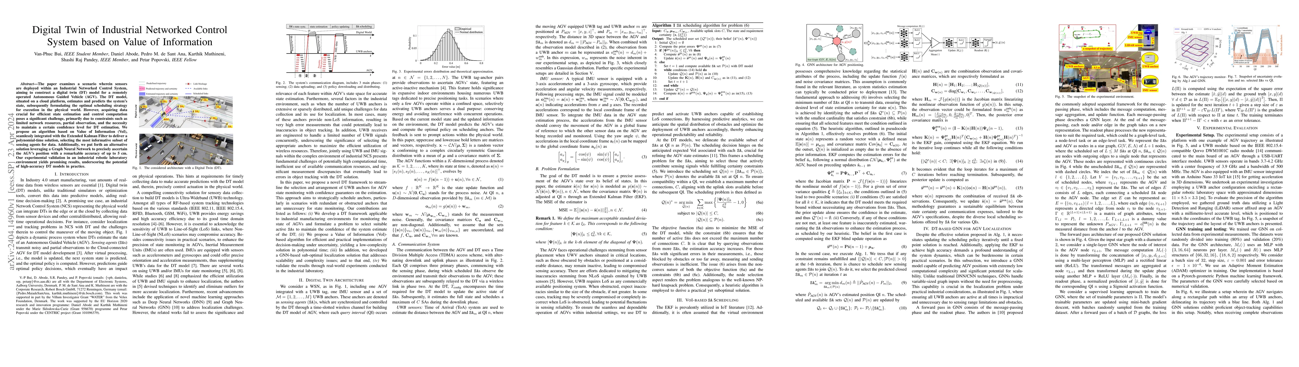Thumbnail for Digital Twin of Industrial Networked Control System based on Value of
  Information