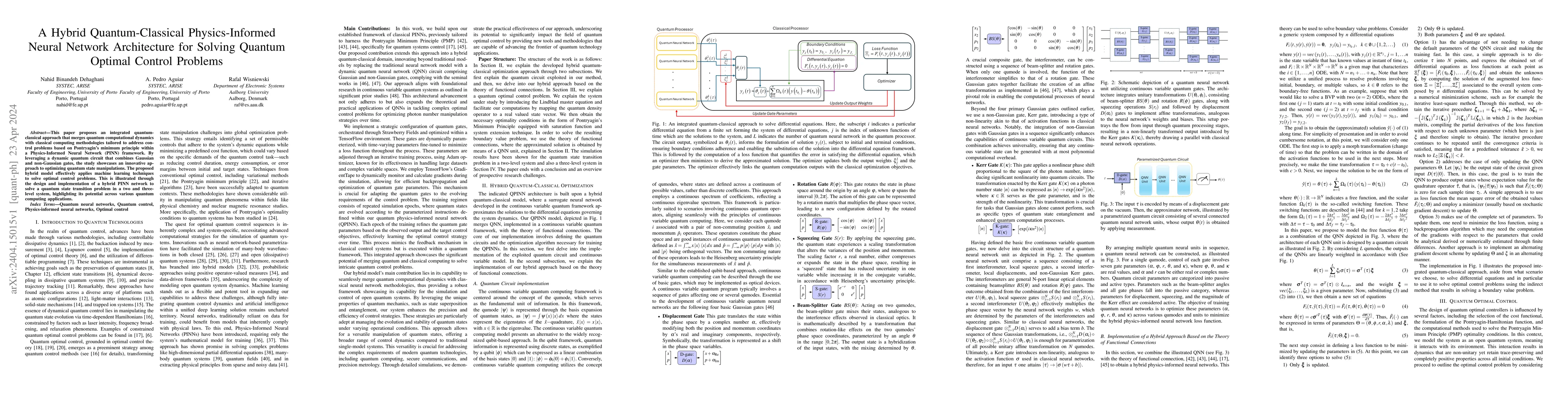 Thumbnail for A Hybrid Quantum-Classical Physics-Informed Neural Network Architecture
  for Solving Quantum Optimal Control Problems