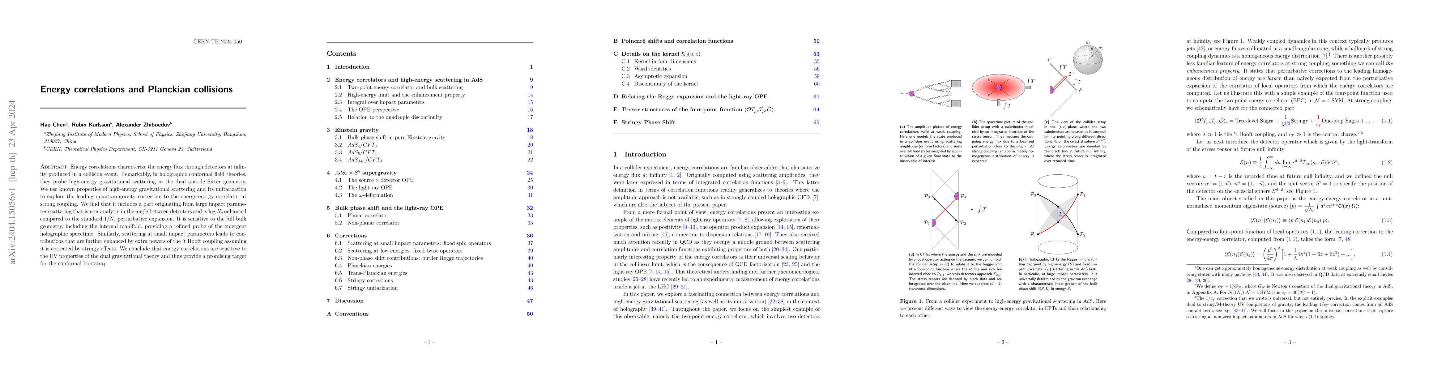 Thumbnail for Energy correlations and Planckian collisions