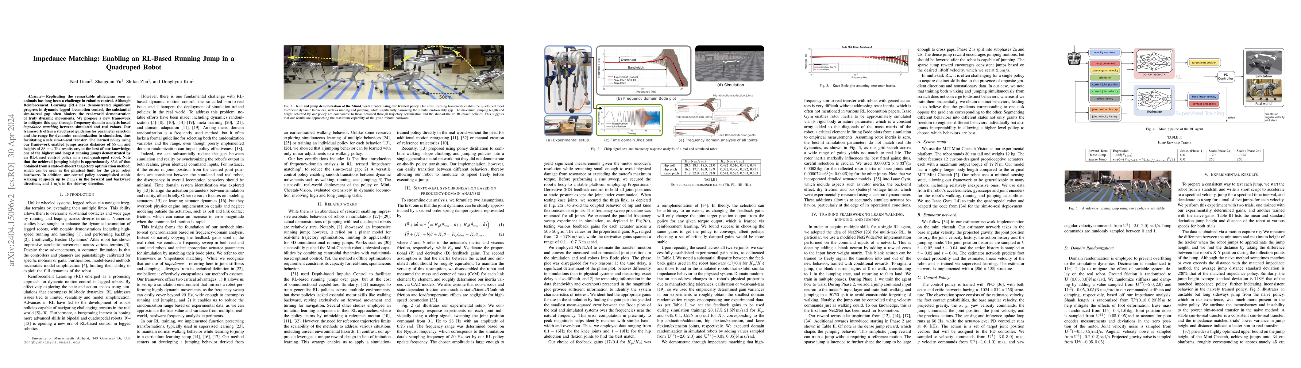 Thumbnail for Impedance Matching: Enabling an RL-Based Running Jump in a Quadruped
  Robot