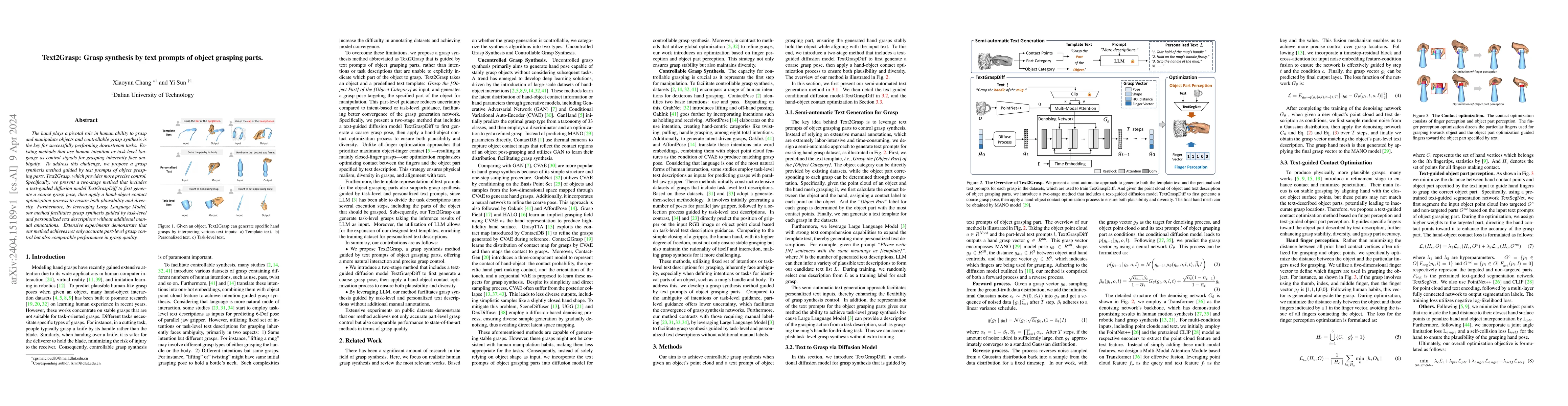 Thumbnail for Text2Grasp: Grasp synthesis by text prompts of object grasping parts