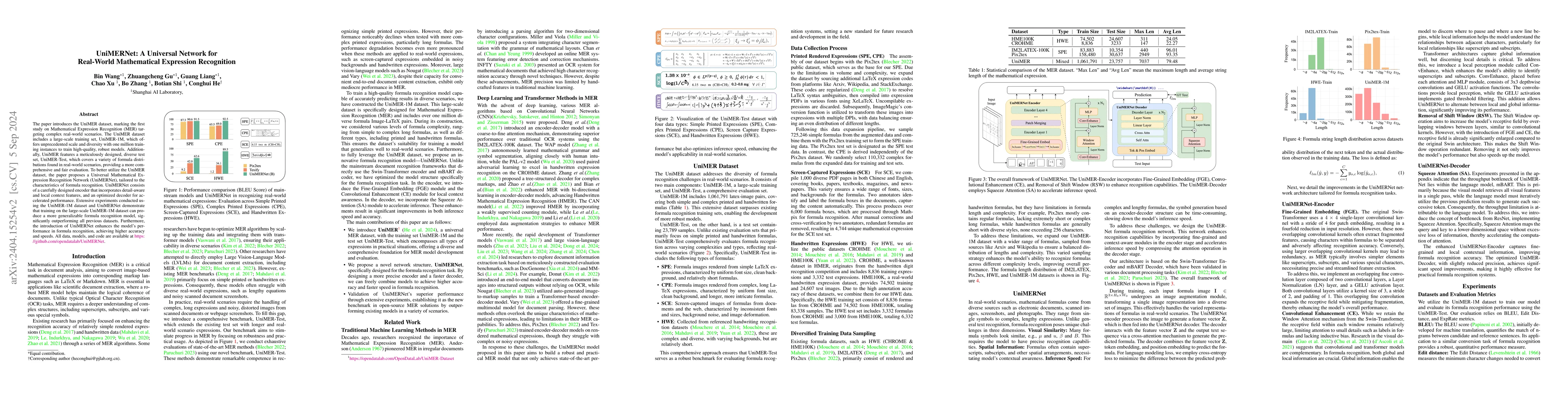 Thumbnail for UniMERNet: A Universal Network for Real-World Mathematical Expression
  Recognition
