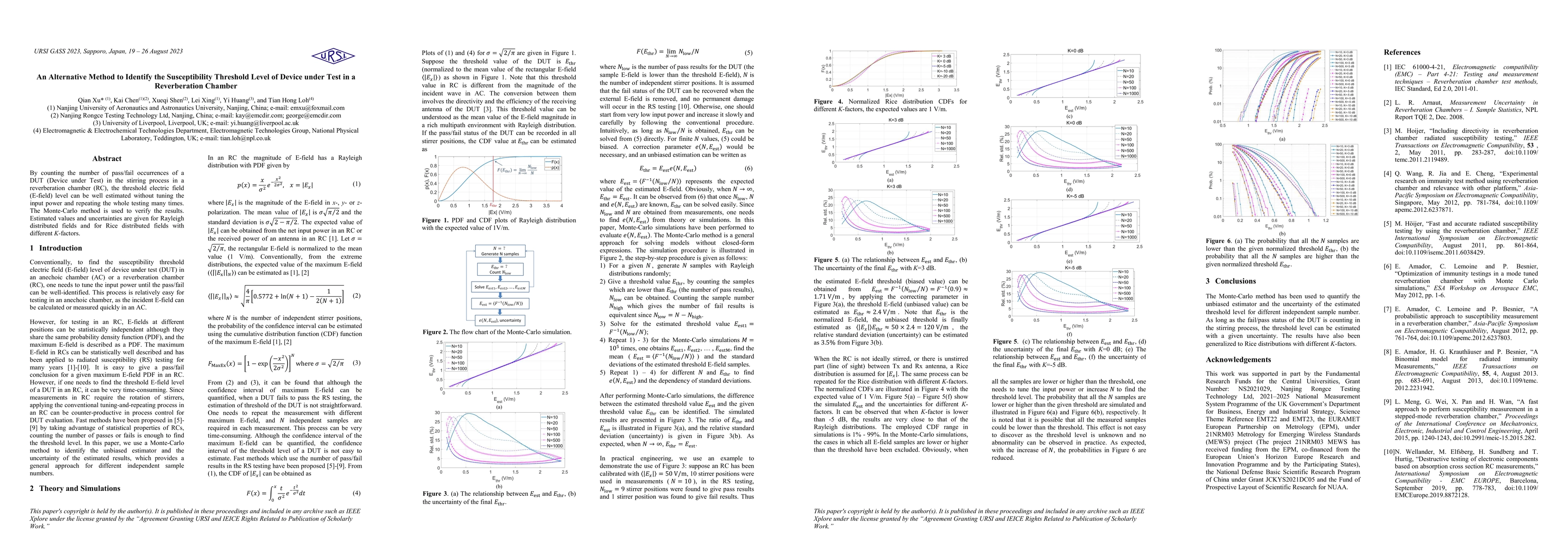 Thumbnail for An Alternative Method to Identify the Susceptibility Threshold Level of
  Device under Test in a Reverberation Chamber