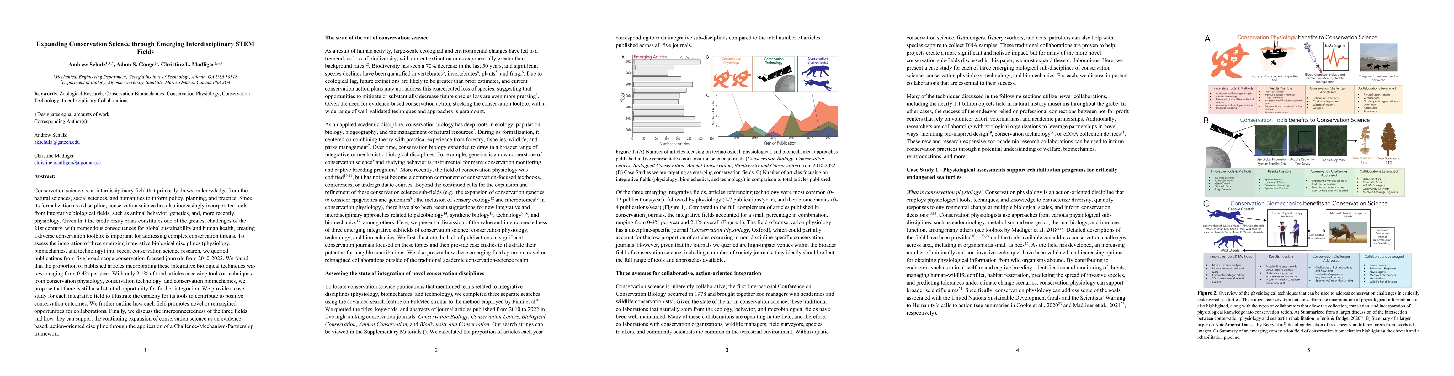 Thumbnail for Expanding Conservation Science through Emerging Interdisciplinary STEM
  Fields