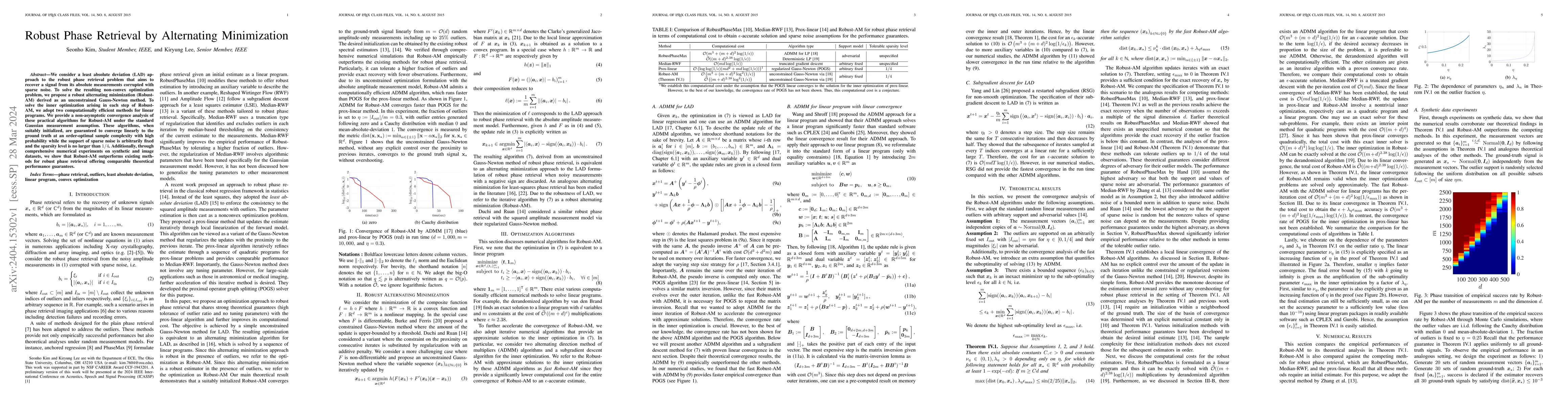 Thumbnail for Robust Phase Retrieval by Alternating Minimization
