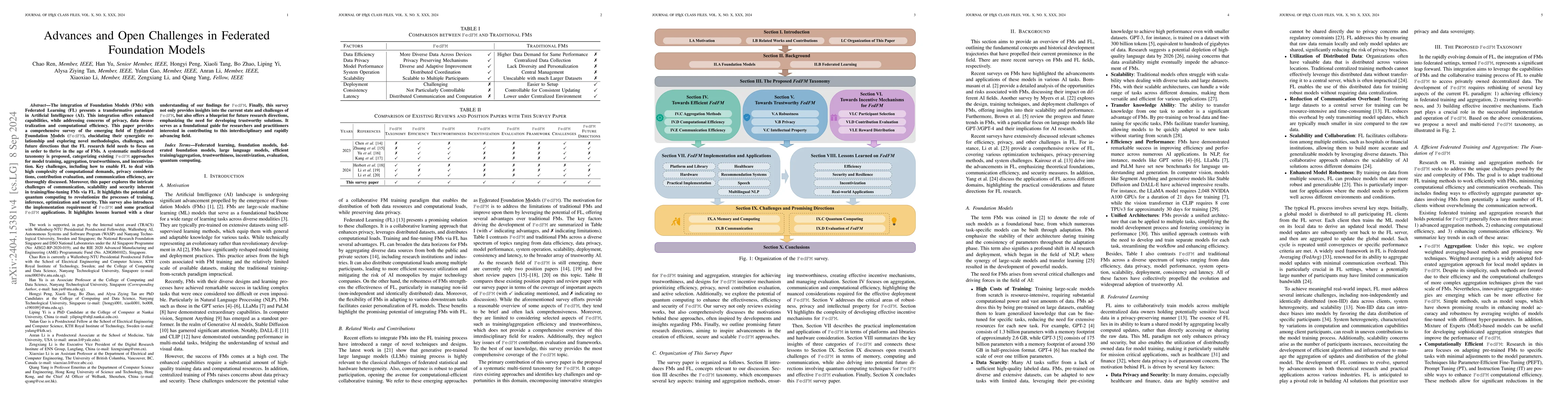 Thumbnail for Advances and Open Challenges in Federated Learning with Foundation
  Models