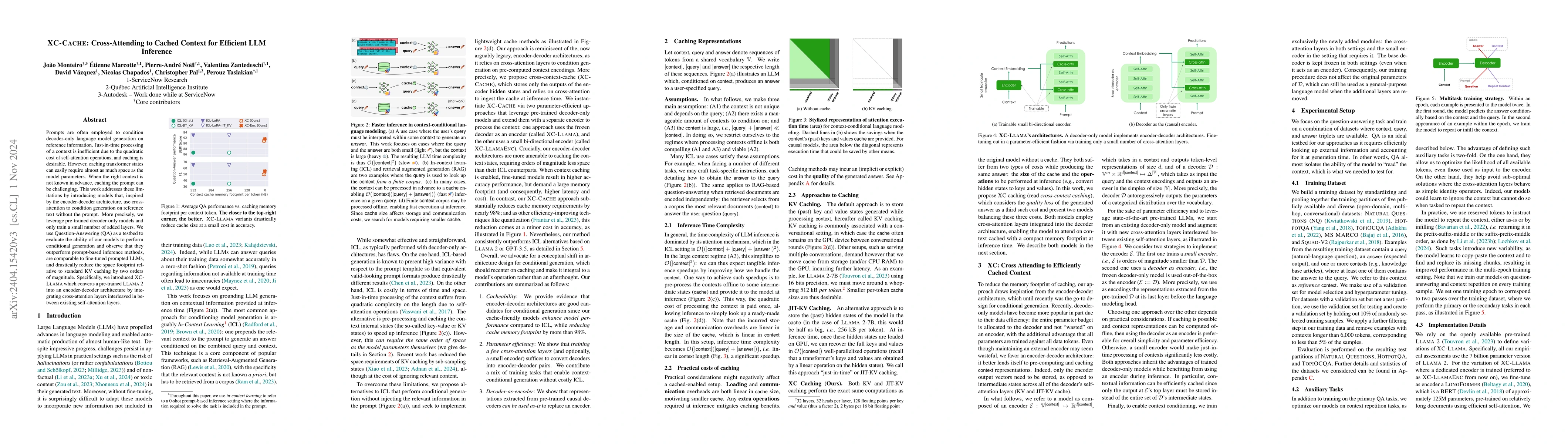 Thumbnail for XC-Cache: Cross-Attending to Cached Context for Efficient LLM Inference