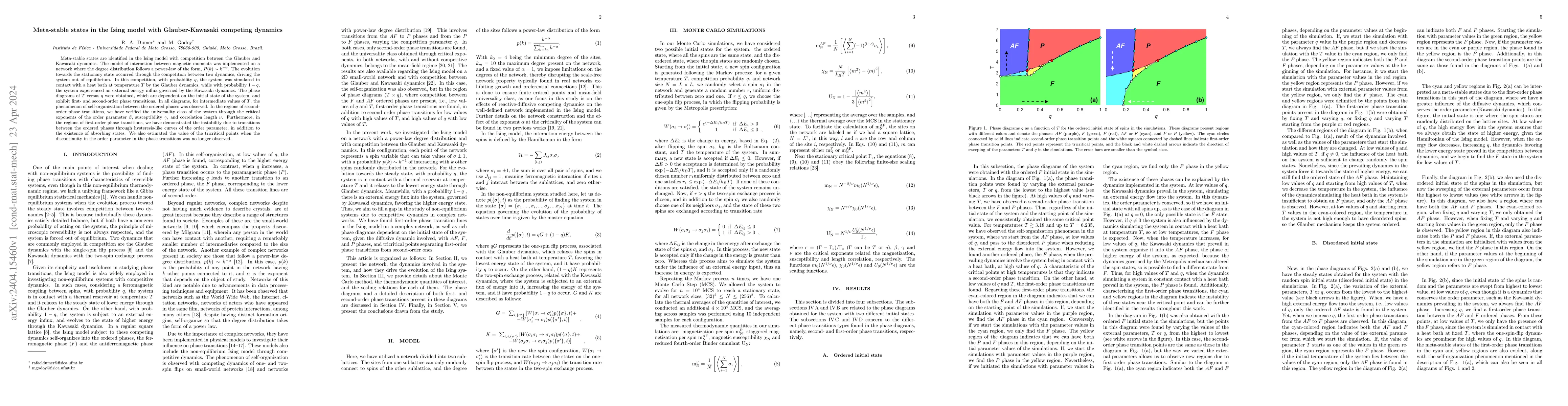 Thumbnail for Meta-stable states in the Ising model with Glauber-Kawasaki competing
  dynamics