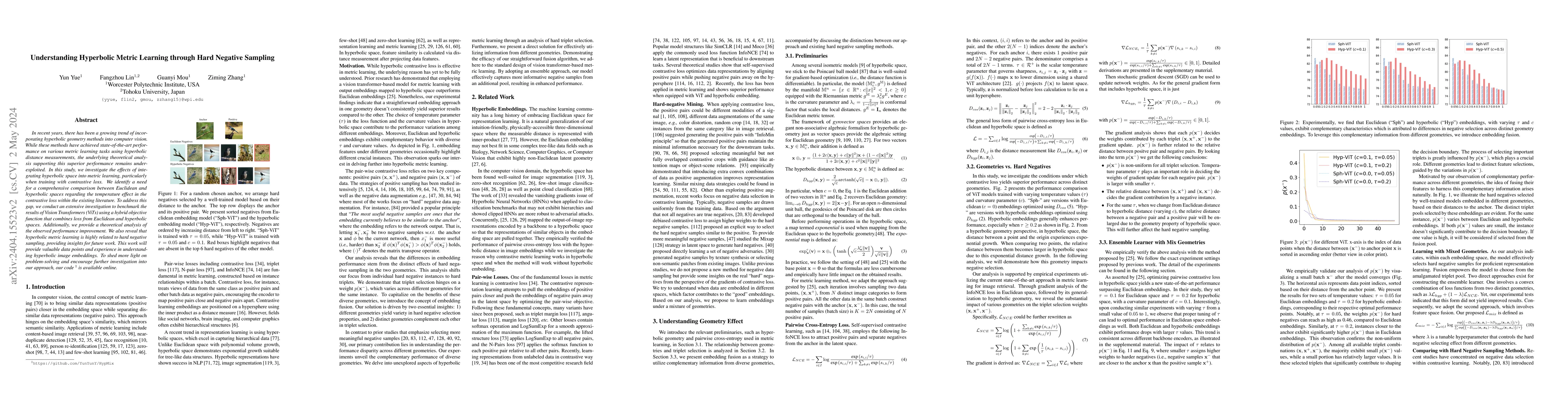 Thumbnail for Understanding Hyperbolic Metric Learning through Hard Negative Sampling