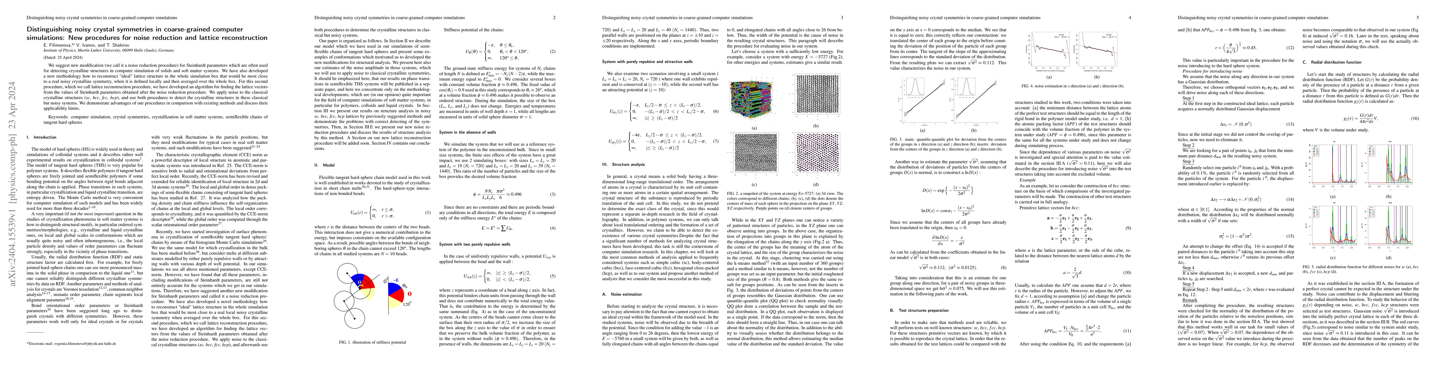 Thumbnail for Distinguishing noisy crystal symmetries in coarse-grained computer
  simulations: New procedures for noise reduction and lattice reconstruction