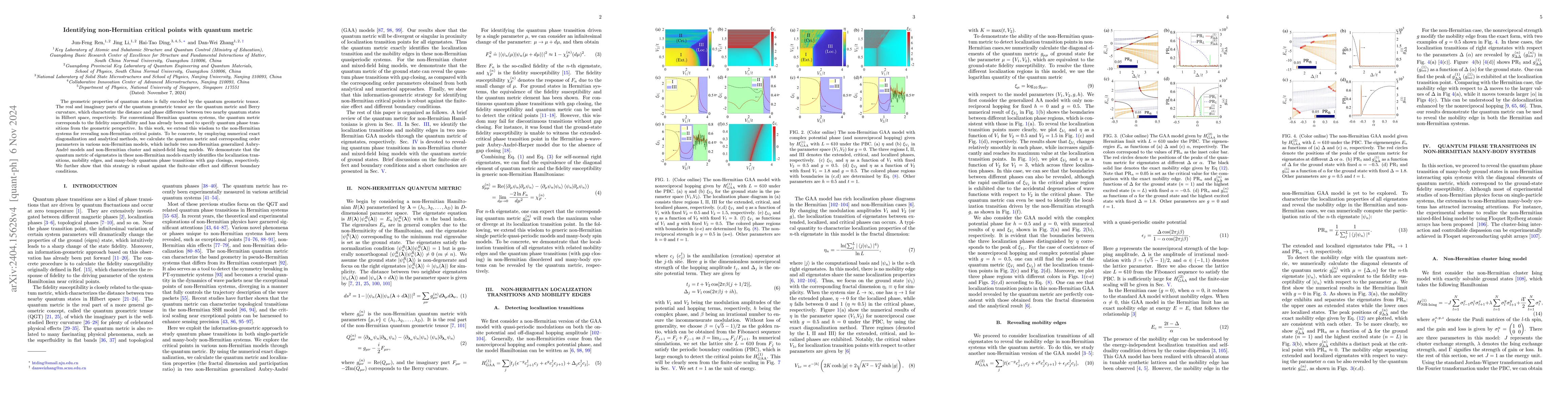 Thumbnail for Identifying non-Hermitian critical points with quantum metric