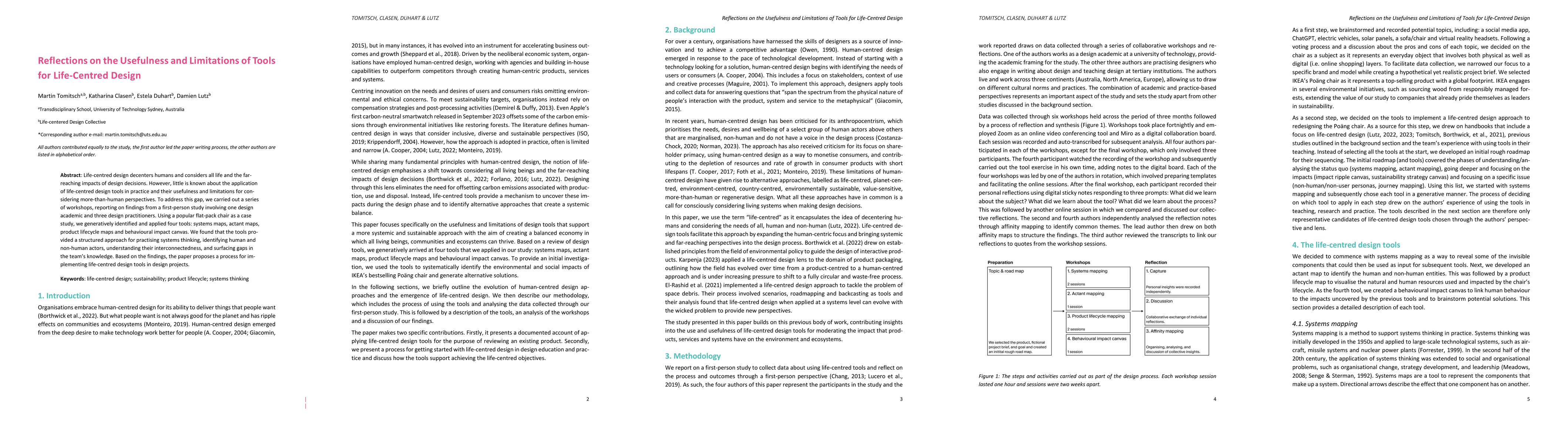 Thumbnail for Reflections on the Usefulness and Limitations of Tools for Life-Centred
  Design