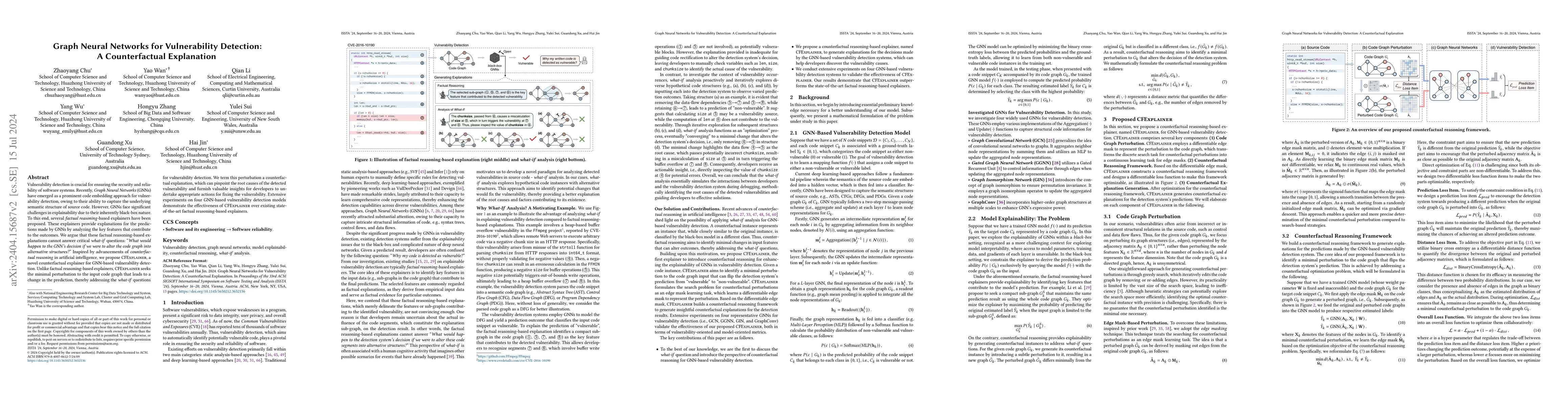 Thumbnail for Graph Neural Networks for Vulnerability Detection: A Counterfactual
  Explanation
