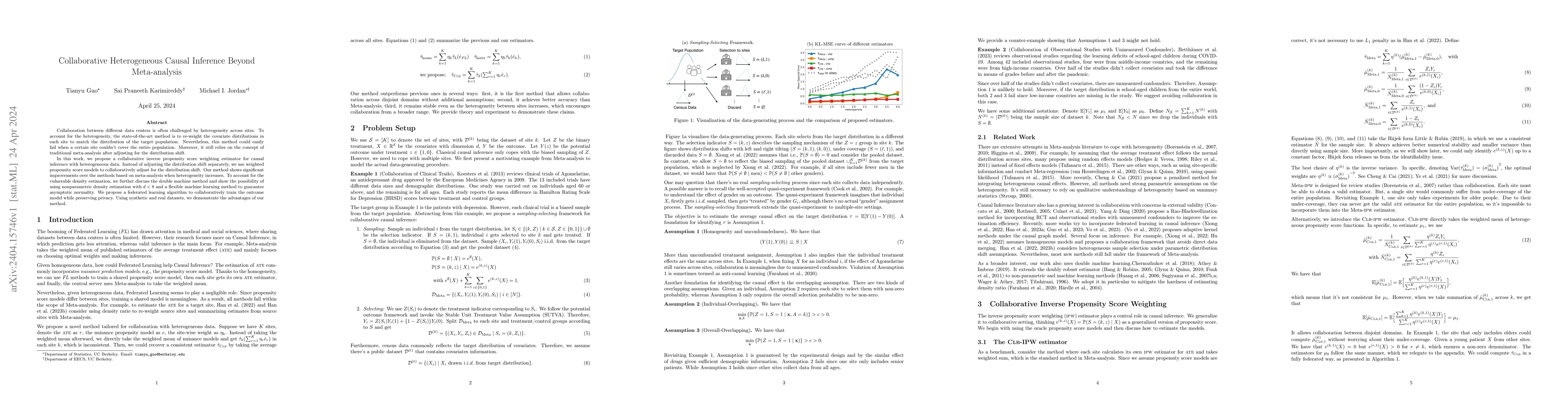 Thumbnail for Collaborative Heterogeneous Causal Inference Beyond Meta-analysis