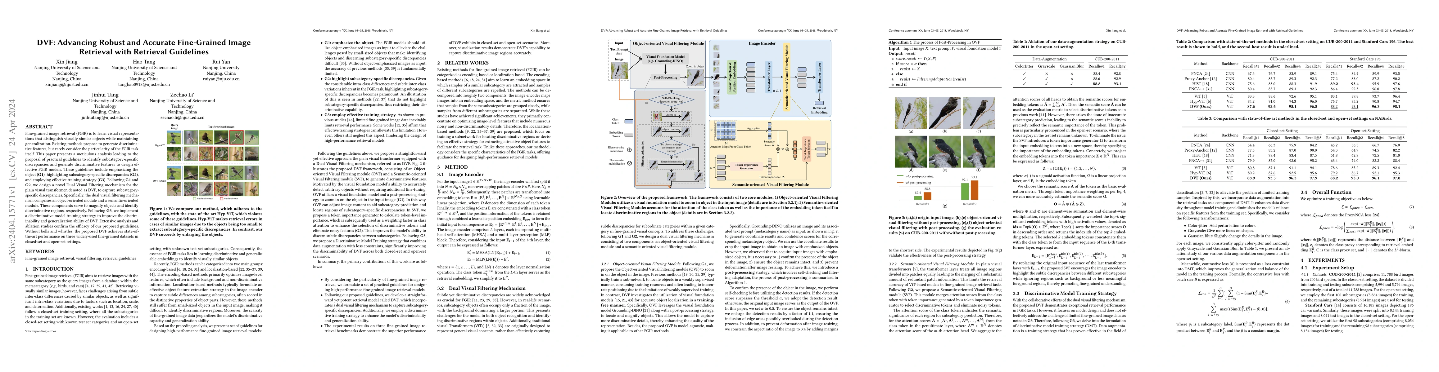Thumbnail for DVF: Advancing Robust and Accurate Fine-Grained Image Retrieval with
  Retrieval Guidelines