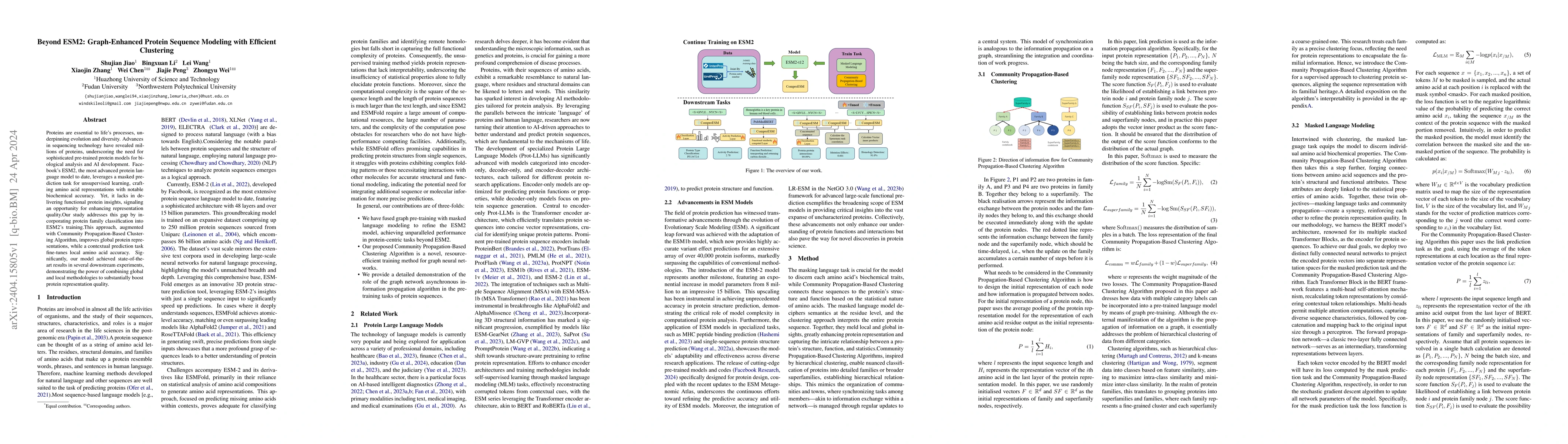 Thumbnail for Beyond ESM2: Graph-Enhanced Protein Sequence Modeling with Efficient
  Clustering