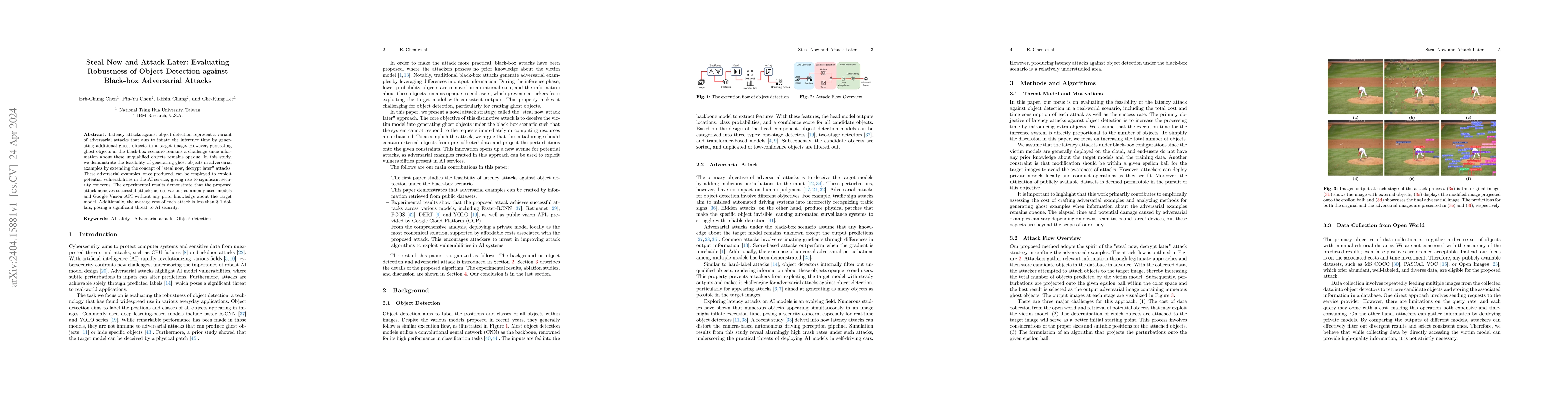 Thumbnail for Steal Now and Attack Later: Evaluating Robustness of Object Detection
  against Black-box Adversarial Attacks