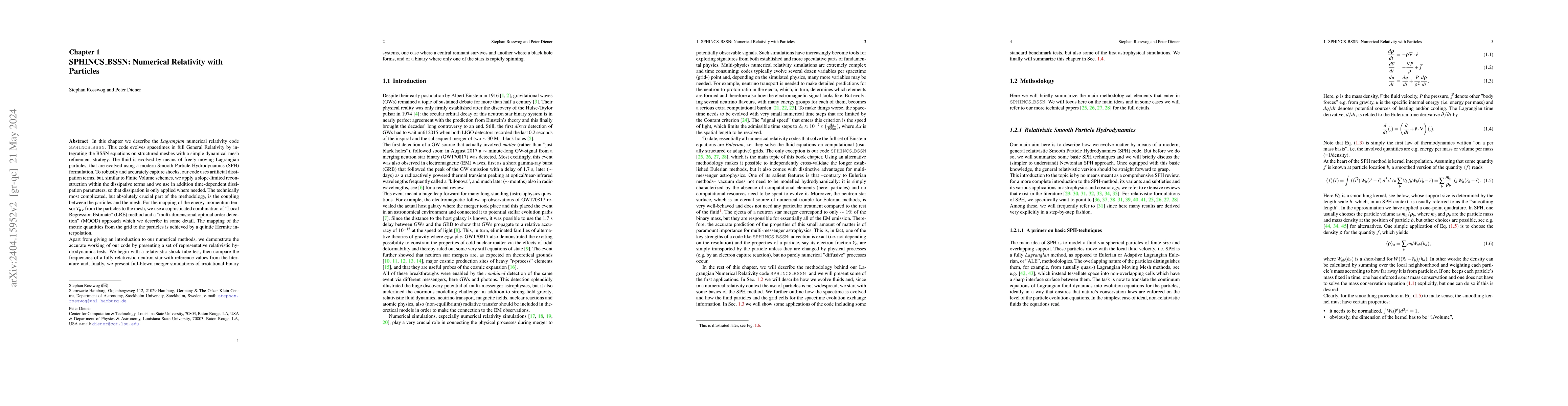 Thumbnail for SPHINCS_BSSN: Numerical Relativity with Particles