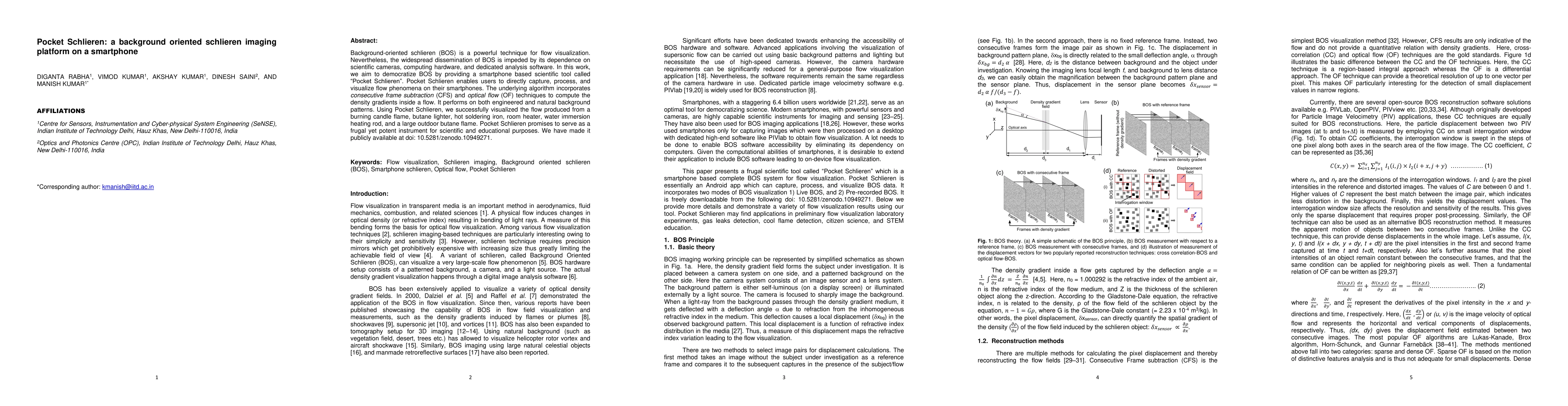 Thumbnail for Pocket Schlieren: a background oriented schlieren imaging platform on a
  smartphone