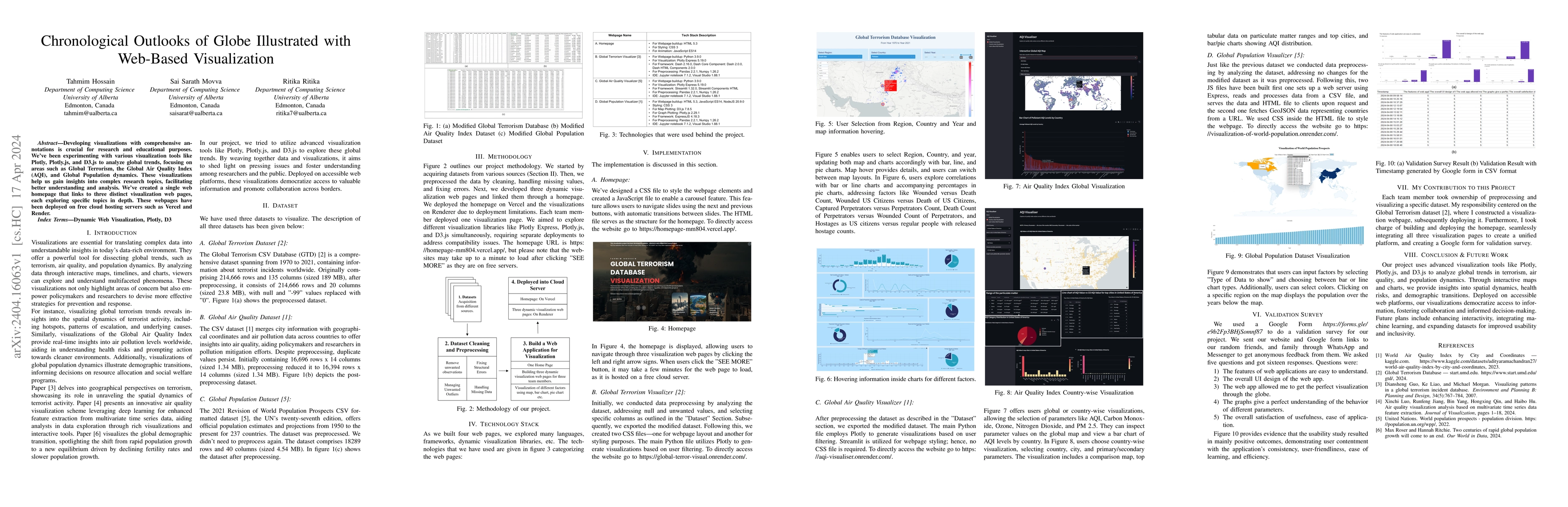Thumbnail for Chronological Outlooks of Globe Illustrated with Web-Based Visualization