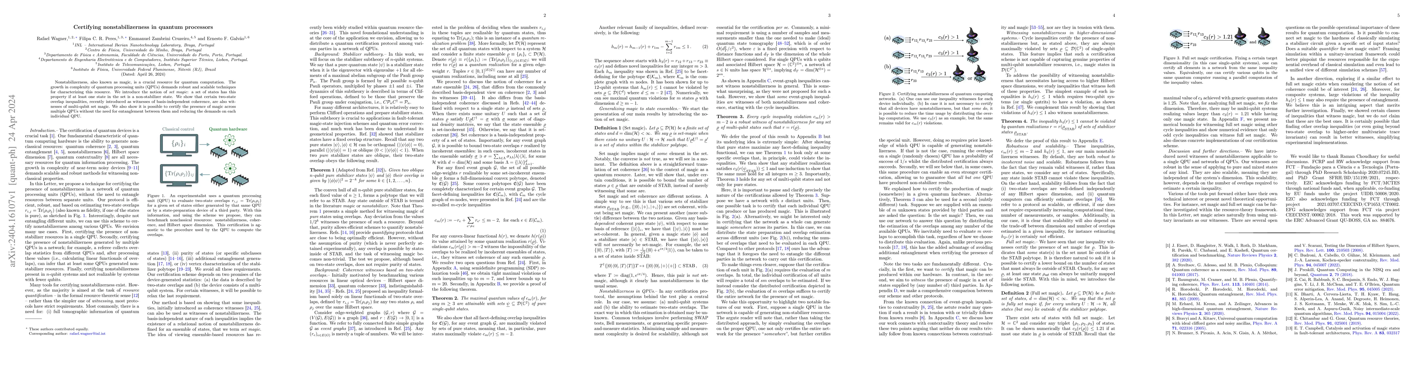 Thumbnail for Certifying nonstabilizerness in quantum processors