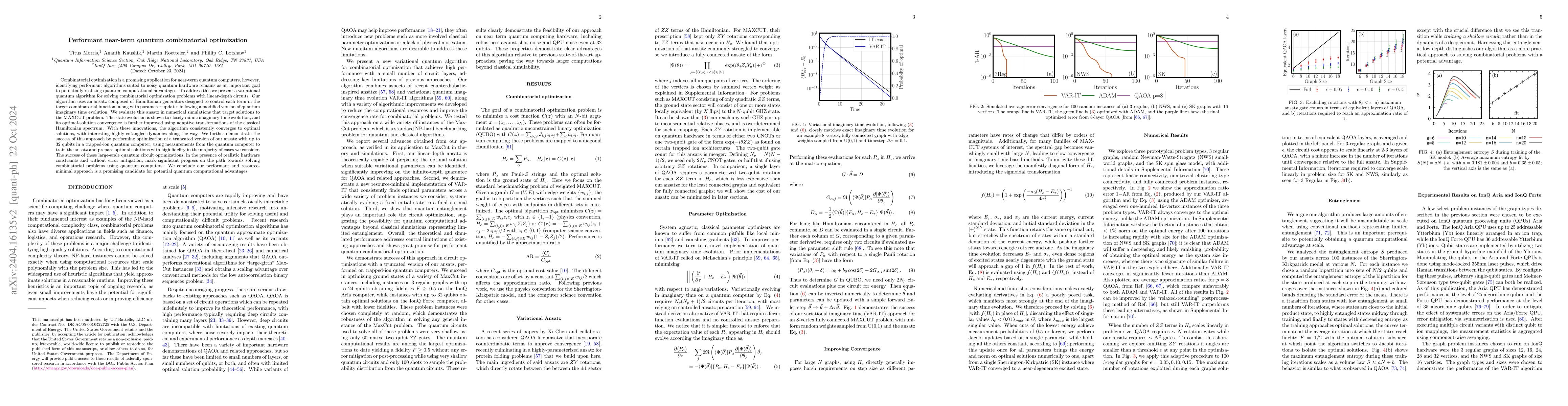 Thumbnail for Performant near-term quantum combinatorial optimization