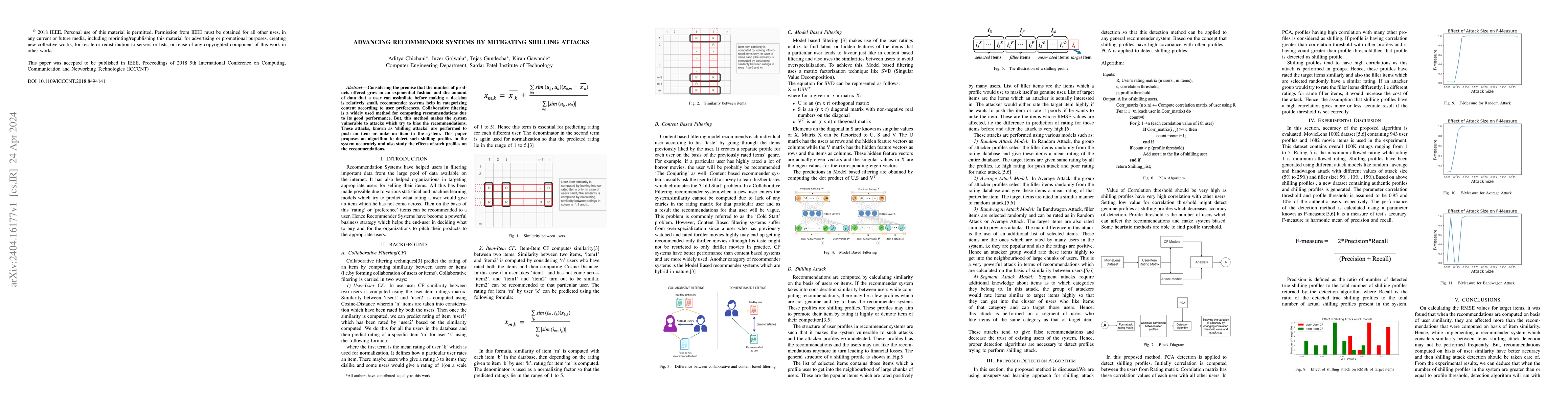Thumbnail for Advancing Recommender Systems by mitigating Shilling attacks